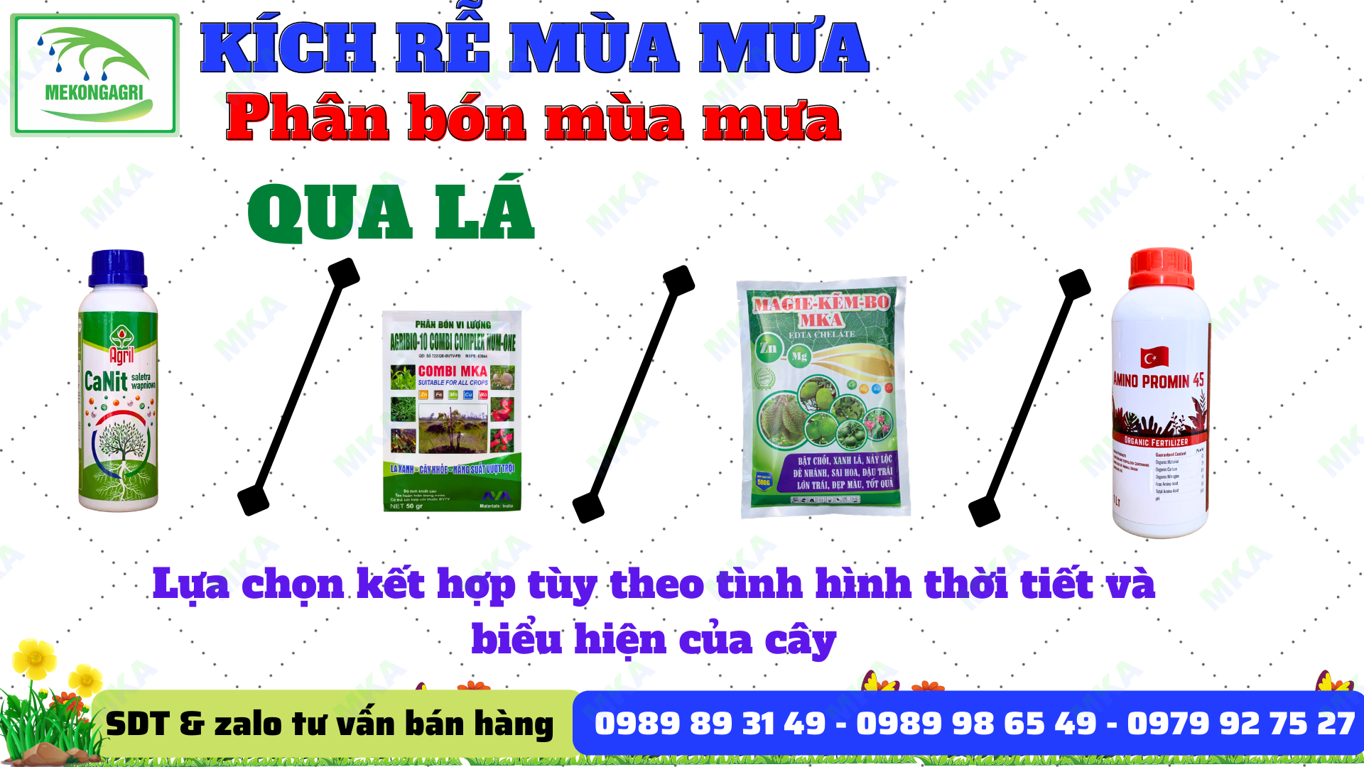 có nên kích rễ cho cây vào mùa mưa? Sử dụng humic có hiệu quả không? Phân bón lá nào hiệu quả vào mùa mưa?